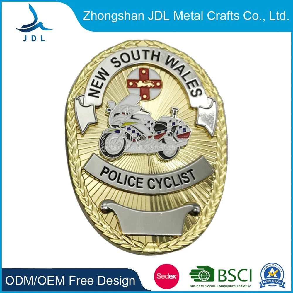 Custom High quality/High cost performance  Metal Antique Brass Souvenir Badge (100)