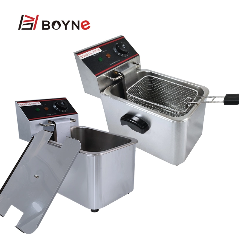 Fast Food Restaurant Kitchen Deep Fryer 4L Electric Fryer