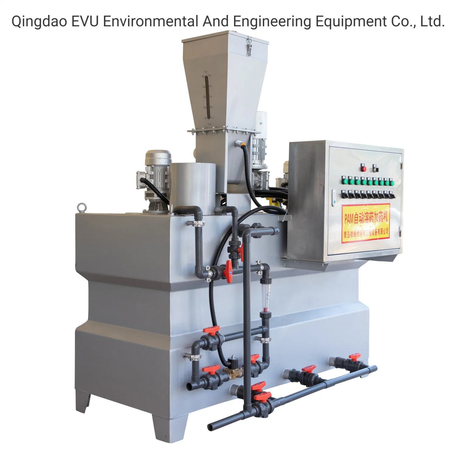 Sewage Waste Water Wastewater Treatment Chemical Automatic Powder Polymer Preparation Device Equipment Dosing Unit Dosing System Dosing Machine