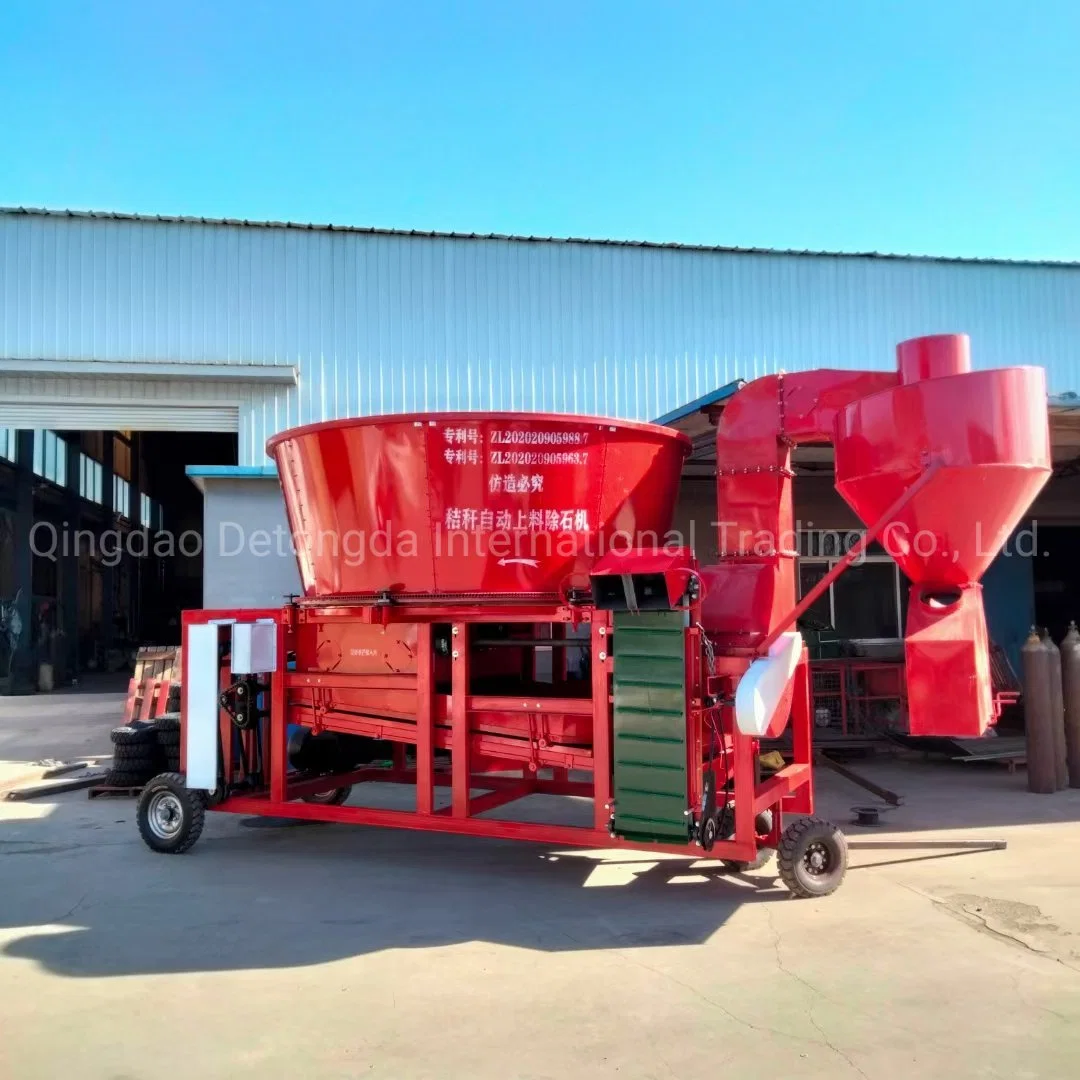 Cattle Straw Automatic Feeding Stone Removal Feeder