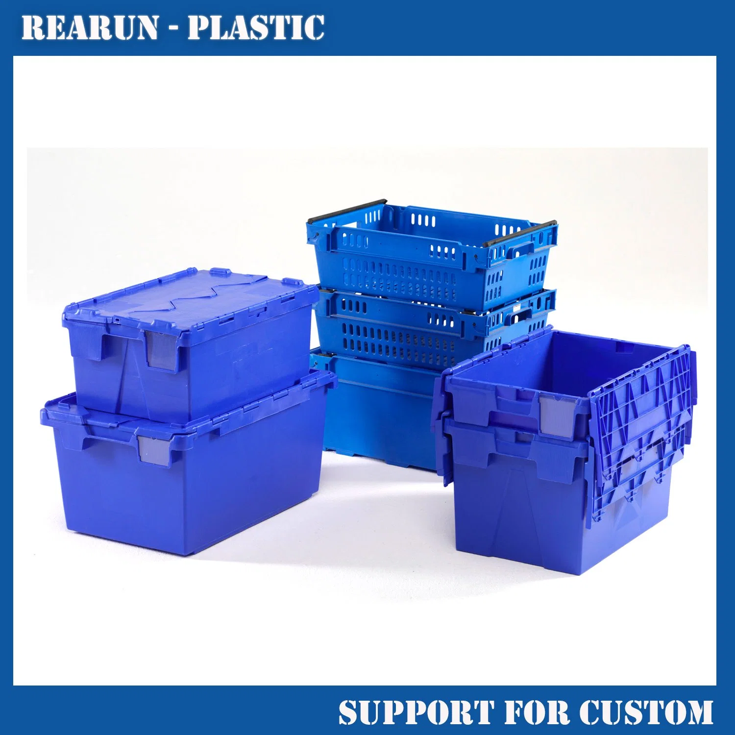 New Fashion High quality/High cost performance Competitive Price Durable 25L Square Plastic Storage Crates