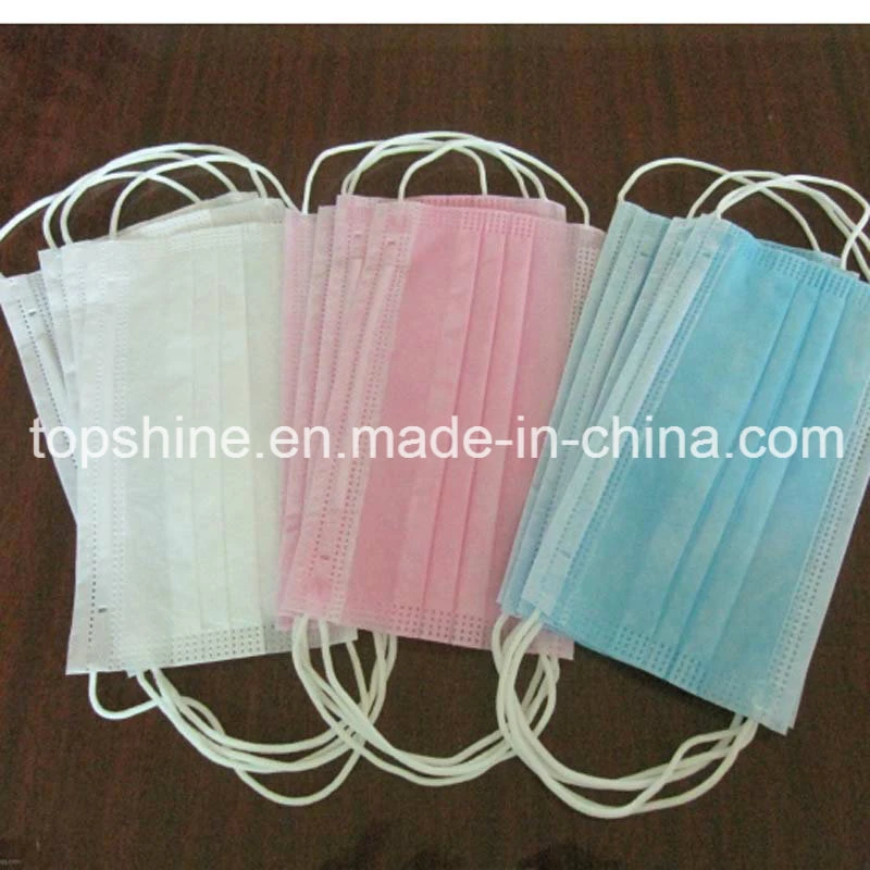 Professional Disposable Nonwoven 3ply Face Mask