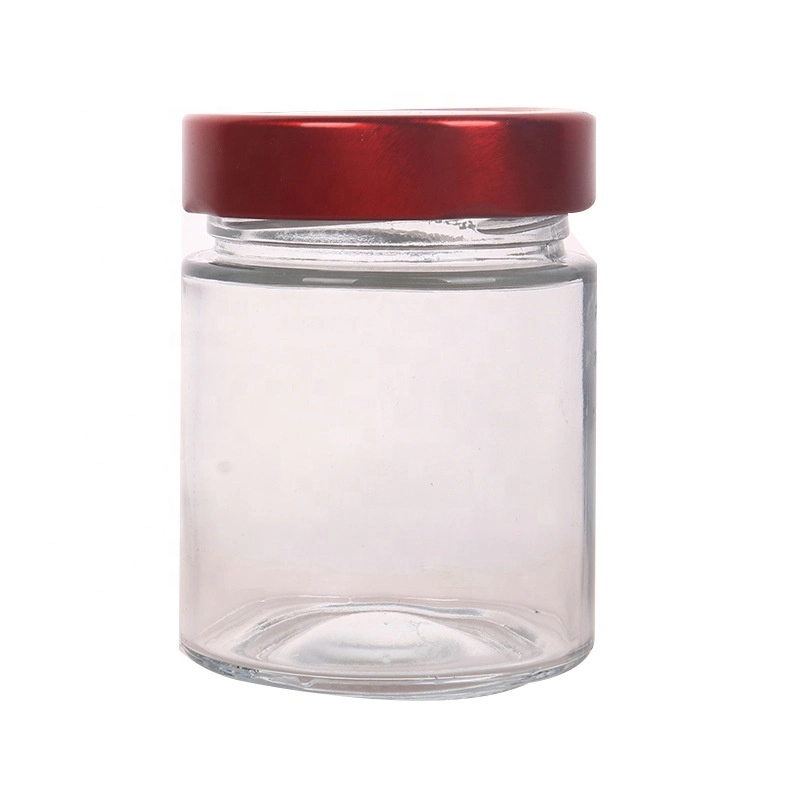 Multifunctional Storage Food Jar Customized 350ml 10oz 16oz 32oz Glass Mason Canning for Jam Jar