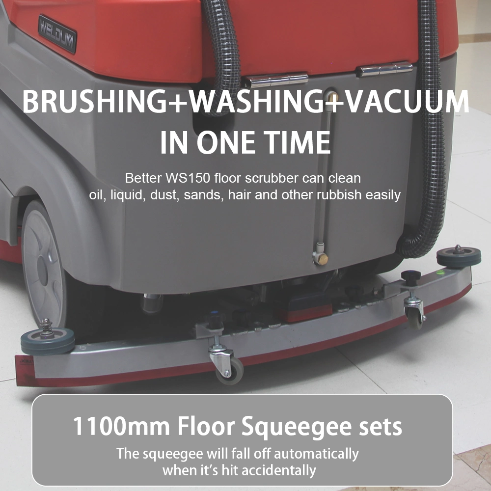 Fabricante China Duplo - escova bateria potência suspensão elétrica - no piso Lavagem de lavagem Equipamento de limpeza do piso da máquina
