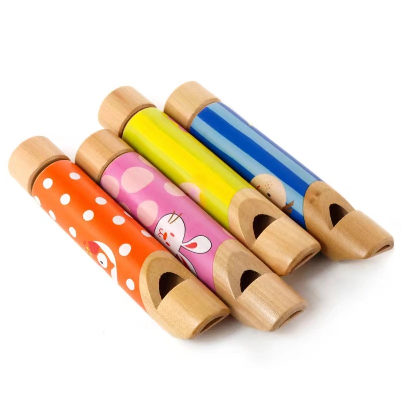 Wooden Toy Whistle Wooden Musical Toy Pan Flute Musical Instrument