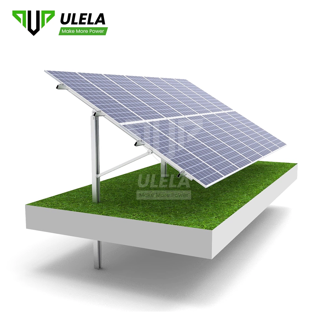 Ulela Photovoltaic Farm Mounting System Manufacturers Racking Systems for Solar Panels China Solar Panel Ground Racking Systems