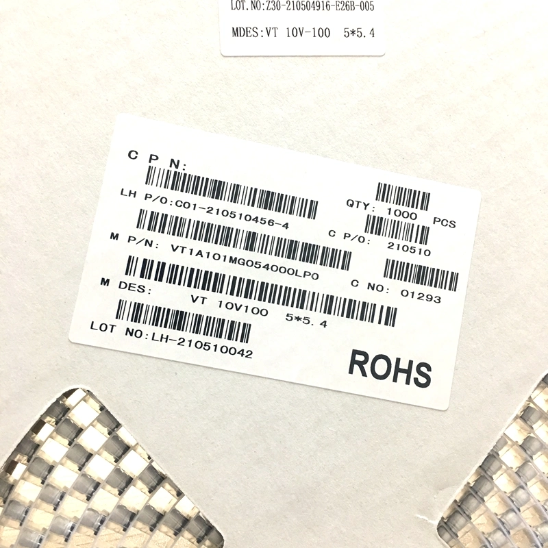 SMD Aluminium-Elektrolytkondensator 16V/25V/35V/50V 1uF/10uF/100uF 6*7mm