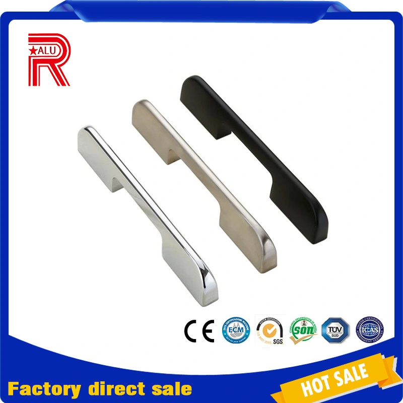 Metal Hardware Modern Wardrobe Door Knobs Kitchen Cabinet Furniture Handle