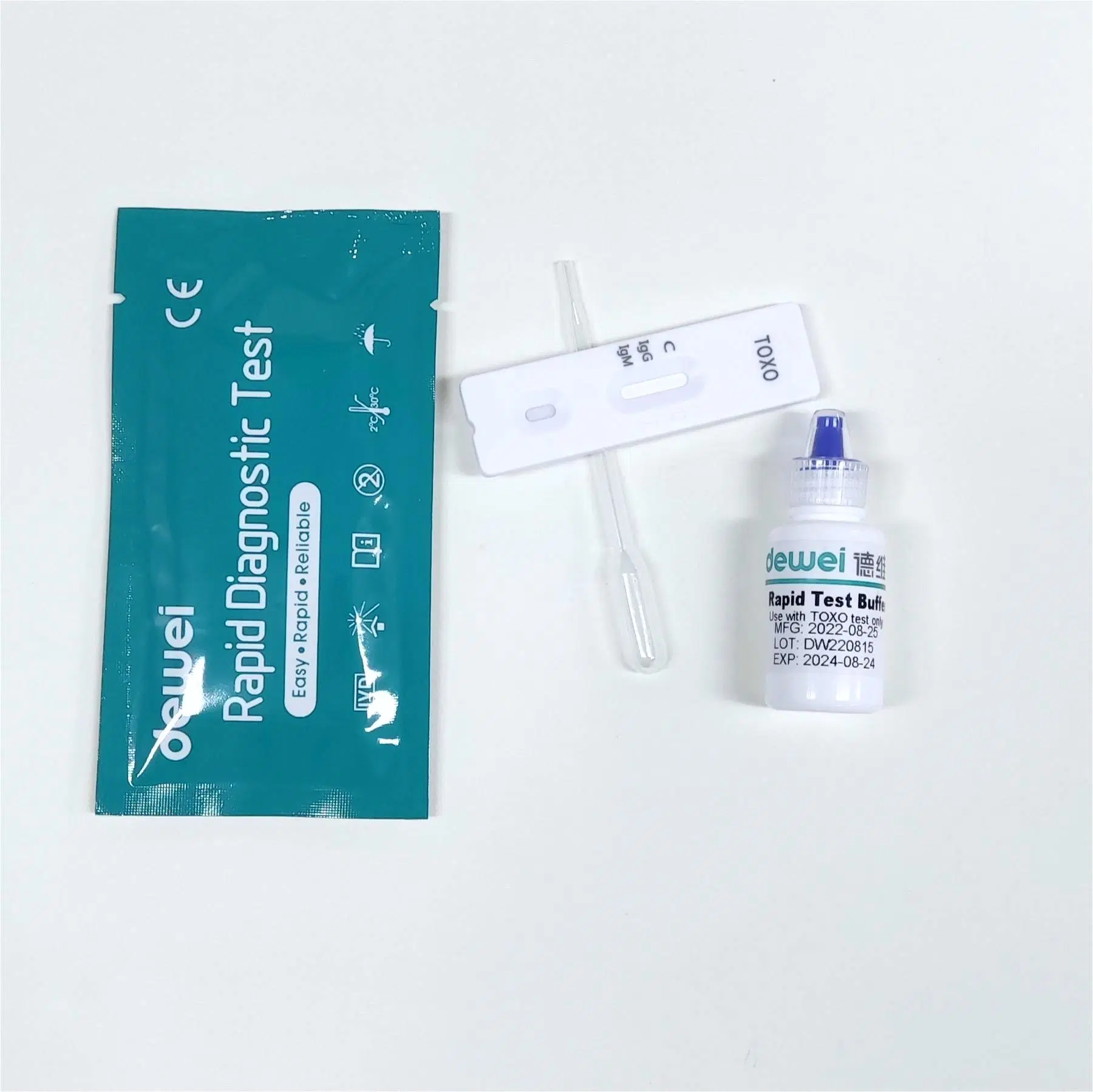 CE Faecal Occult Blood Fob Rapid Test for Stool Sample Test Cassette