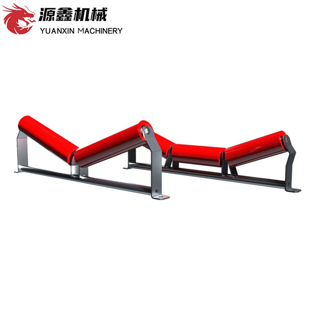 Suspende Rubber Ring Impact Roller for Steel Plant