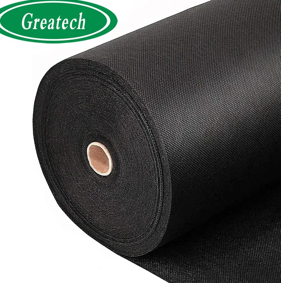 100% Virgin PP Material 70GSM Black Waterproof Fabric Breathable for Agriculture Non Woven Fabric