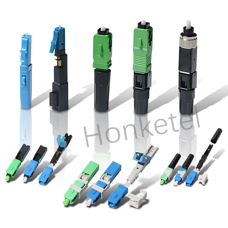 Quick Assembly Single Mode LC Fiber Optic Fast Connector for FTTH