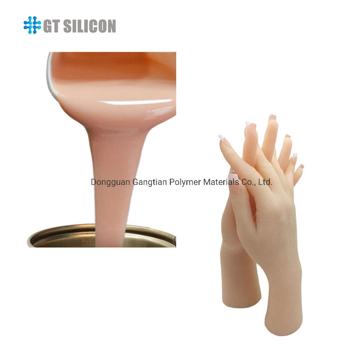 Super doux de qualité médicale haute en caoutchouc de silicone Tensil Platinum Plus du caoutchouc de silicone pour la fabrication de prothèses de la peau de l'oreille à la main de pied