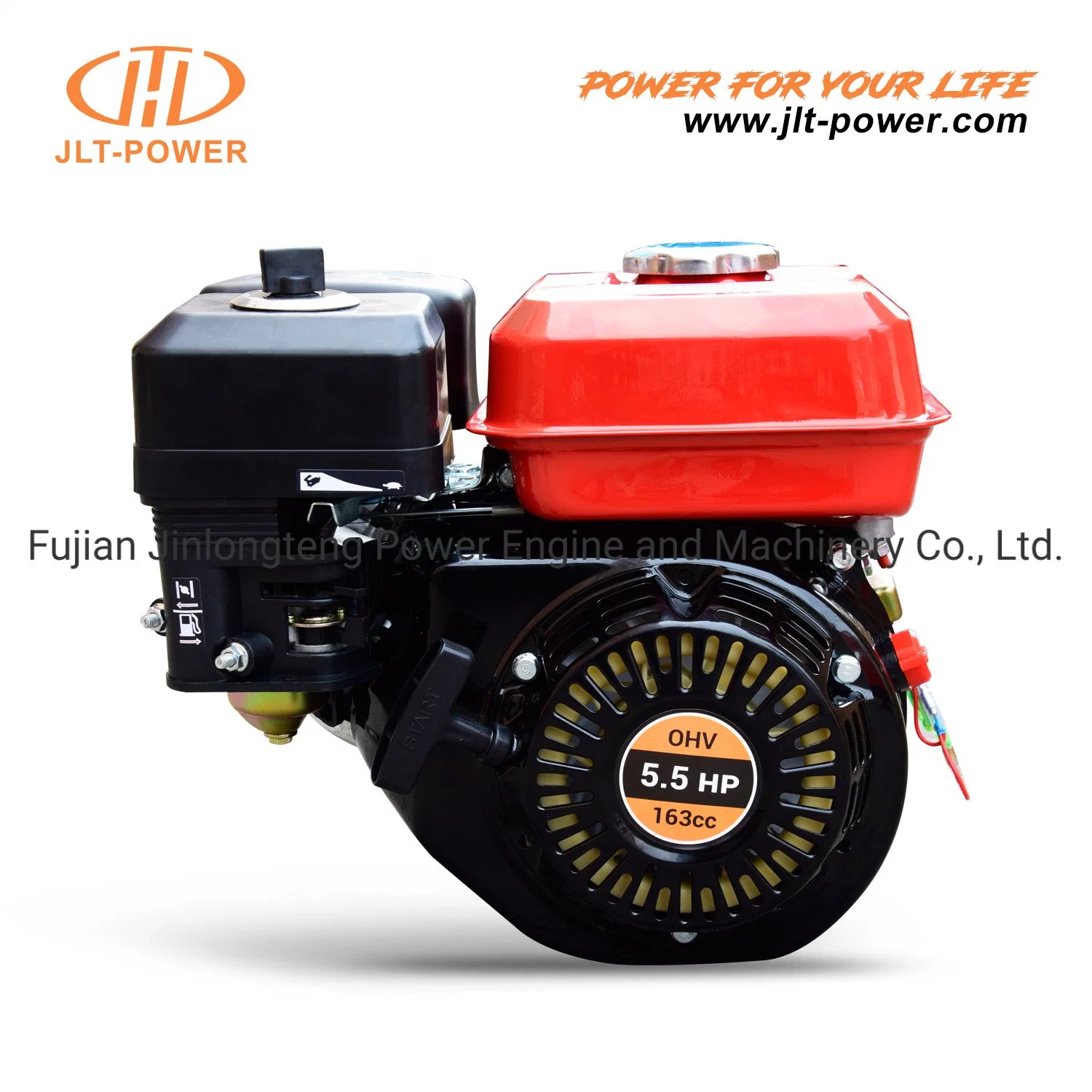 Wp168f-04 196cc Forced Cooling Portable 4-Stroke Single Cylinde 168f 6.5HP Gasoline Engine