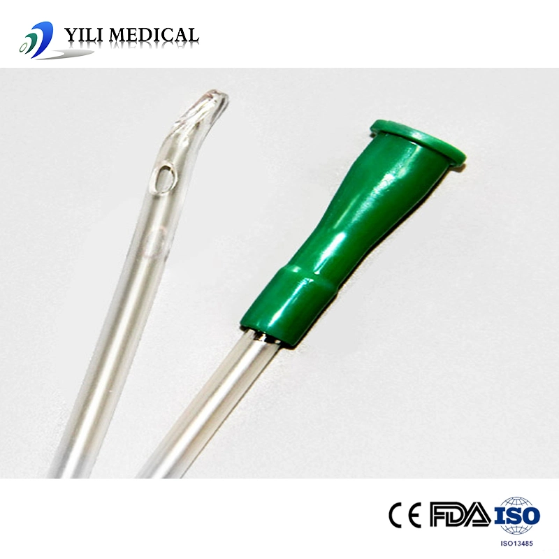 Medical Supply PVC Foley Catheter Insertion Coude Tip or Curved Tip