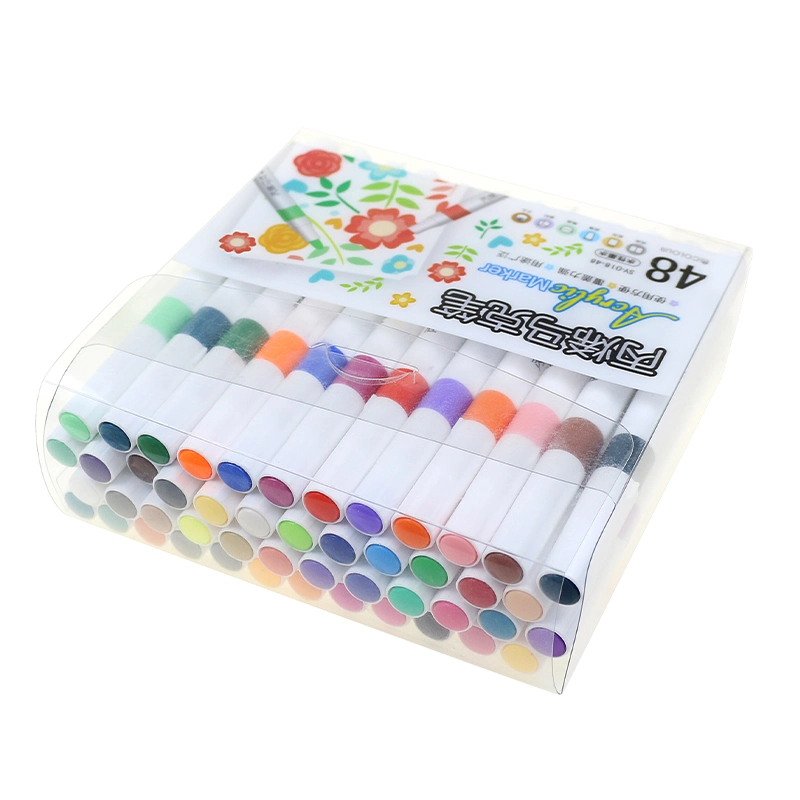 Wholesale/Supplier 48 Colors Graffiti Painting Acrylic Paint Marker Pen Set for Children