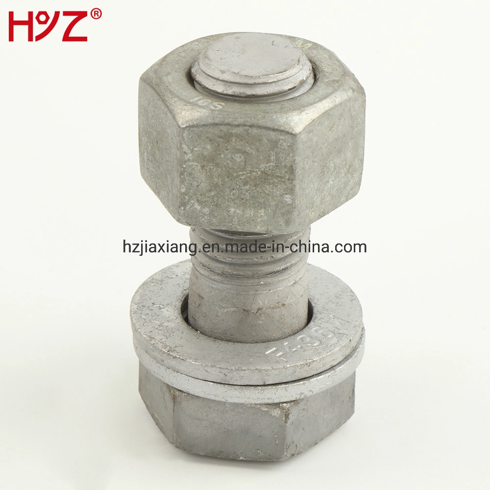 ASTM A325 A325m HDG Full Thread Half Thread 2h Nut F436m Washer Heavy Hexagon Hex Flange Head Industry Building Material Anchor Structural Bolt