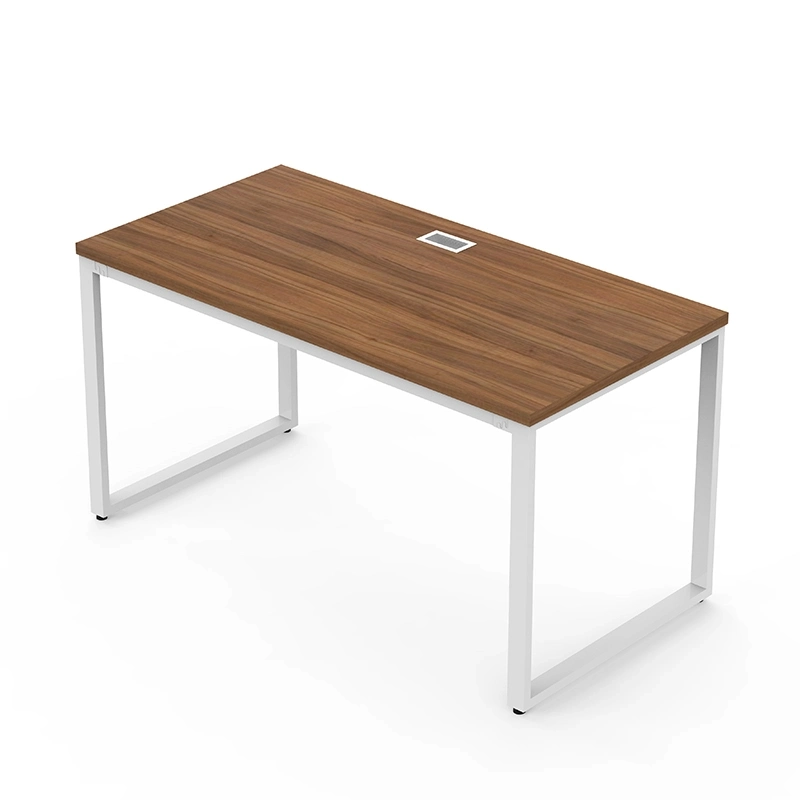 Wholesale/Supplier Different Style Computer Desk Office Furniture Wood Desk with Metal Base