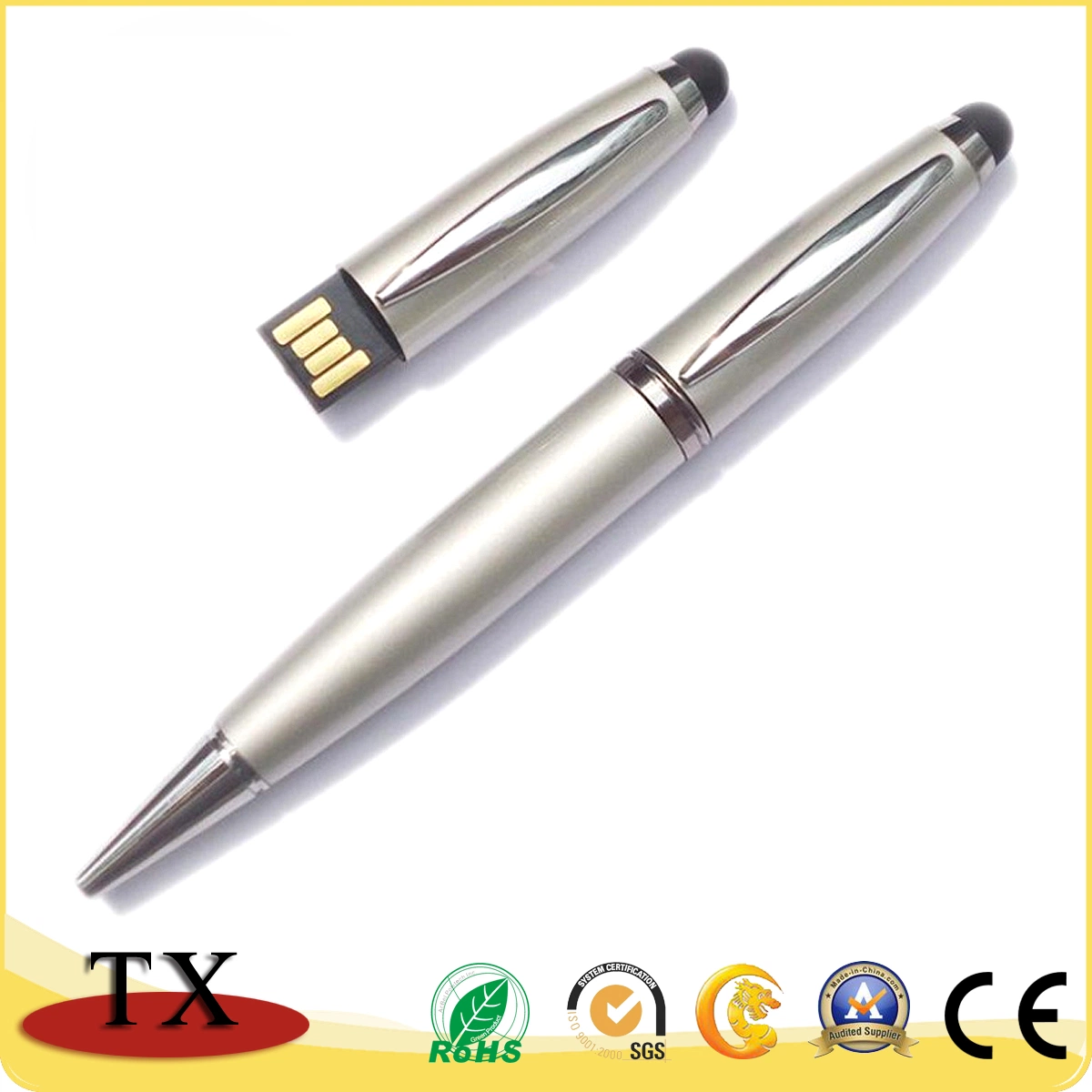 Bussiness Gift USB Flash Drive Metal USB Screen Touch Pen