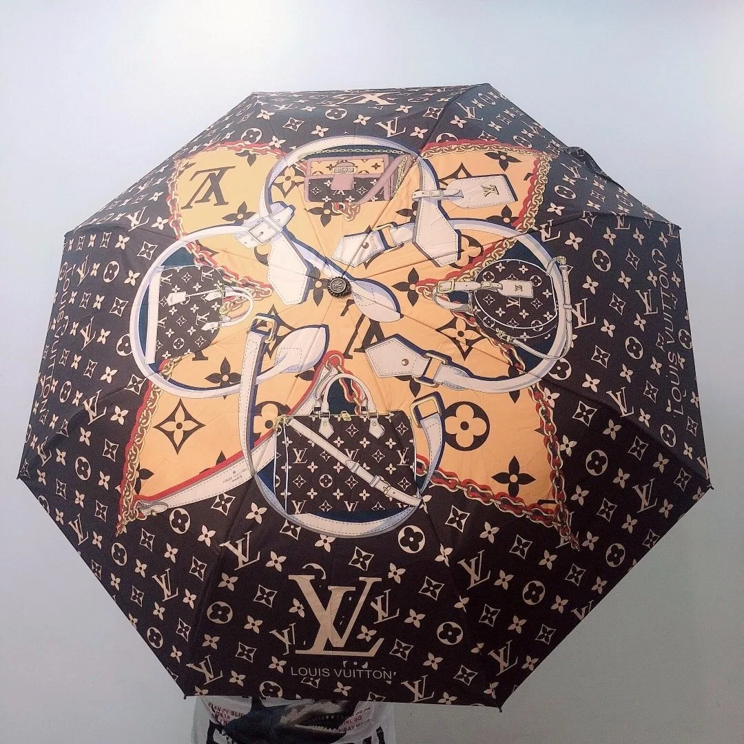 Répondre à l'eau de fleurs de changement de couleur tendance de l'impression de la magie des parapluies de pluie 3 UV parapluie de pliage pour les femmes Designer