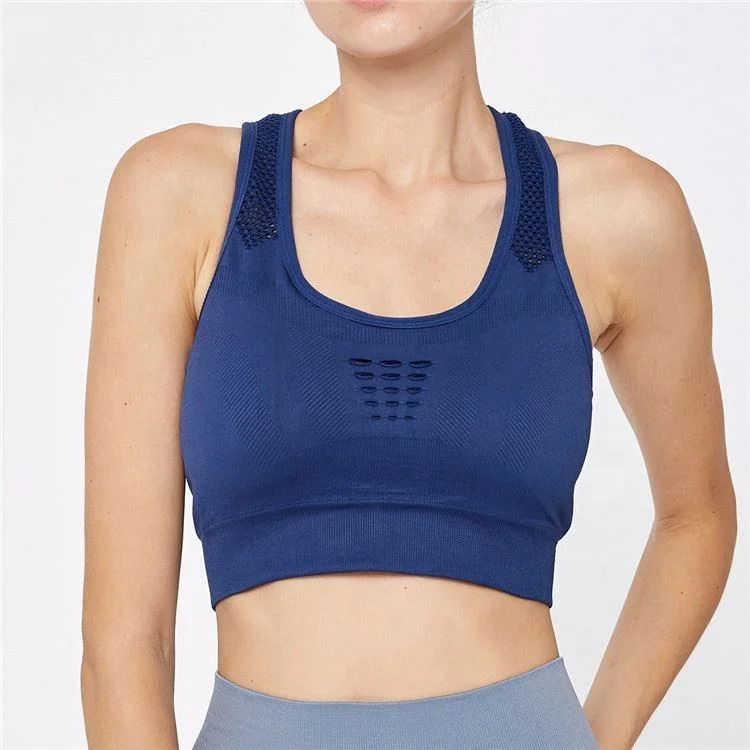 Ausgezeichnete Qualität Großhandel Sportswear BH, High Elastic Frauen Push-up Sport Wear BH