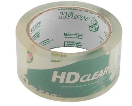 BOPP Packing No Bubble Crystal Super Clear Tape/Solvent Based Acrylic Waterproof Carton Sealing Tape