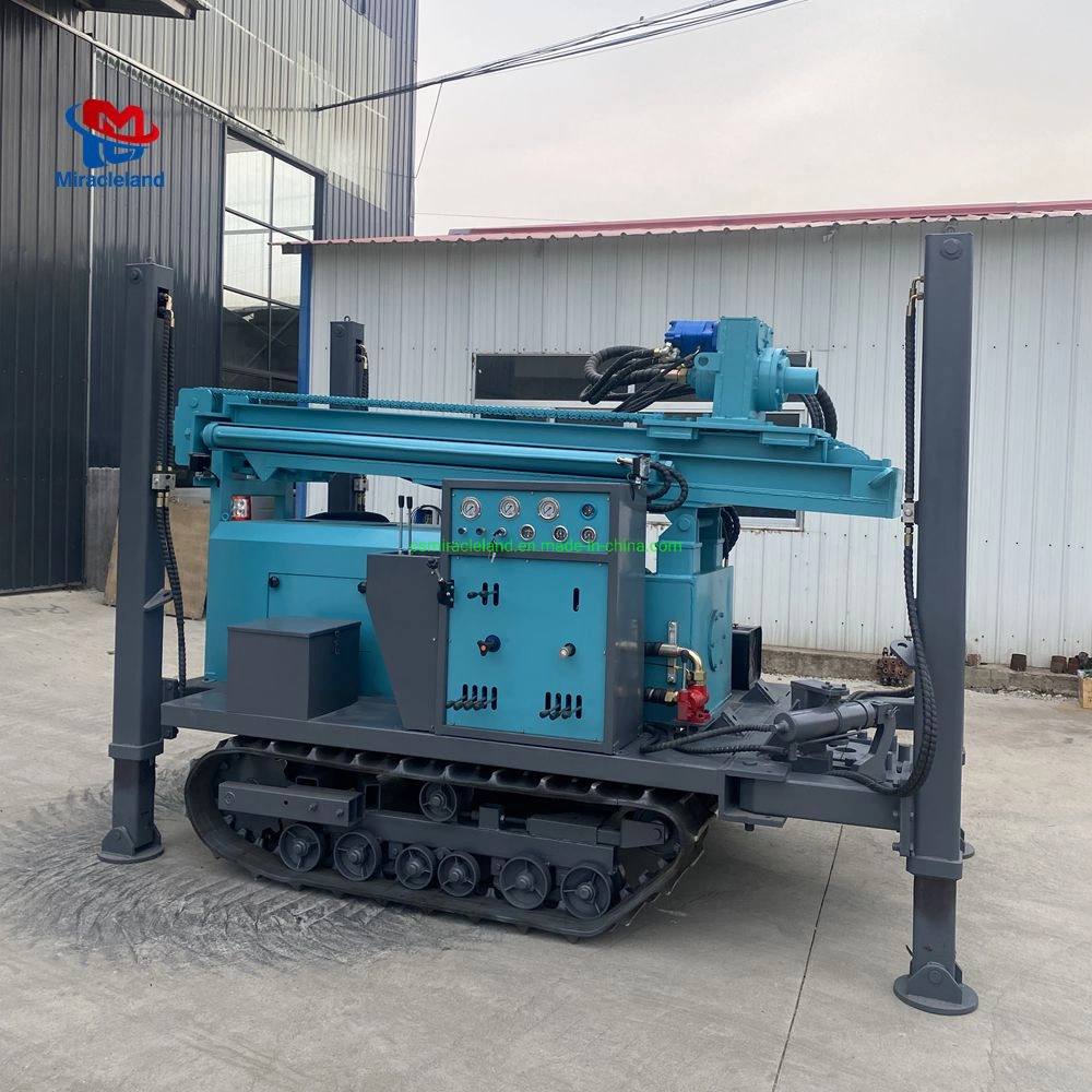 180m Portable Crawler Full Hydraulic Rotary DTH Rock Borehole Drill Machine/Air Hammer Water Well Drilling Rig for Sale