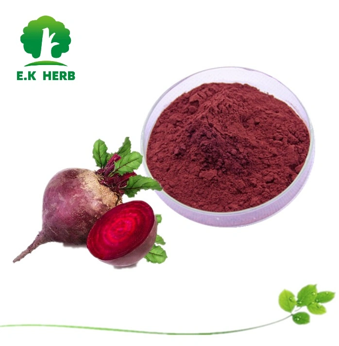 E. K Herb China Plant Extract توريد بالجملة أعلى جودة طبيعية بيتا الفوجريوس مستخرج جذور البنجر مسحوق 10: 1, 20: 1 شمندر الجذر