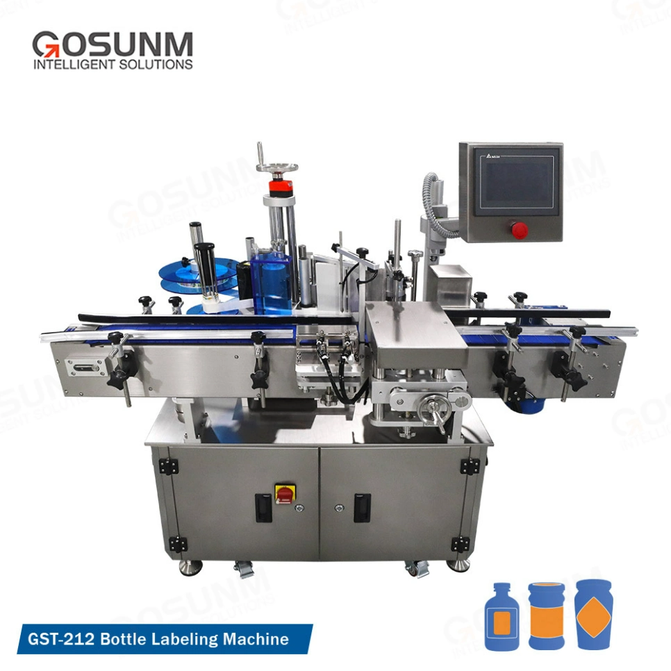 Labellers with 1mm Accuracy Industrial Sticker Machine 2023 Latest Generation Bottle Labeling Machine