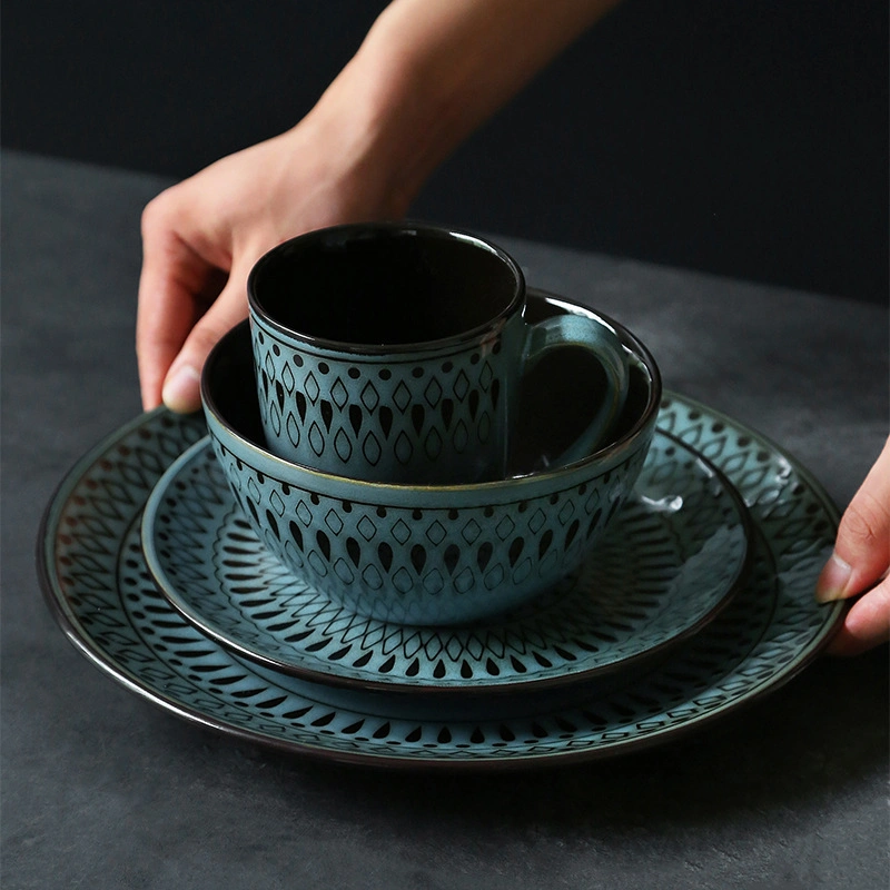 New Design Ceramic Kitchen Dinner Plates Set