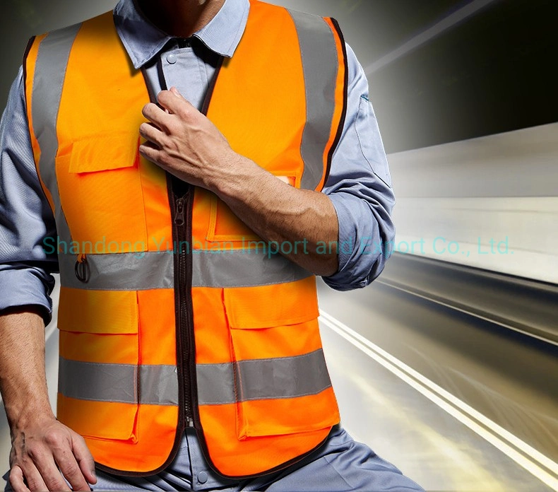 Safety Vest Construction Site Traffic Sanitation Worker Night Reflective Vest