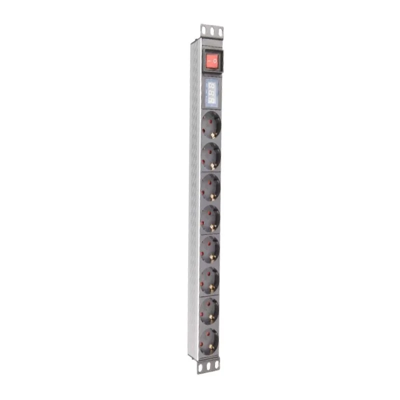 12 Ways Germany PDU with Surge Protection for Computer Room
