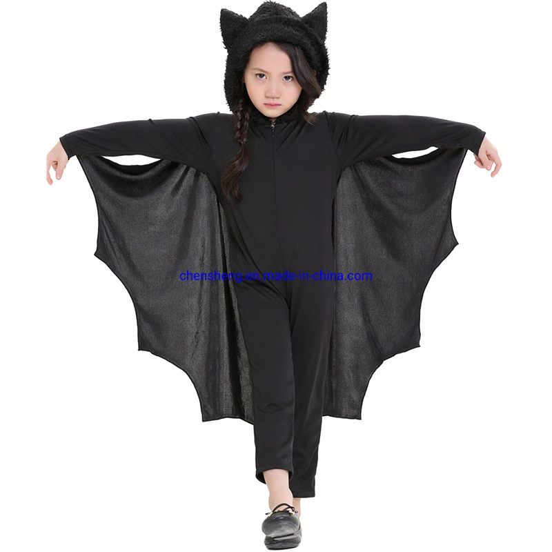 Filhos de trajes Bruxa Halloween Bat Suit Carnaval Cosplay Traje Bat