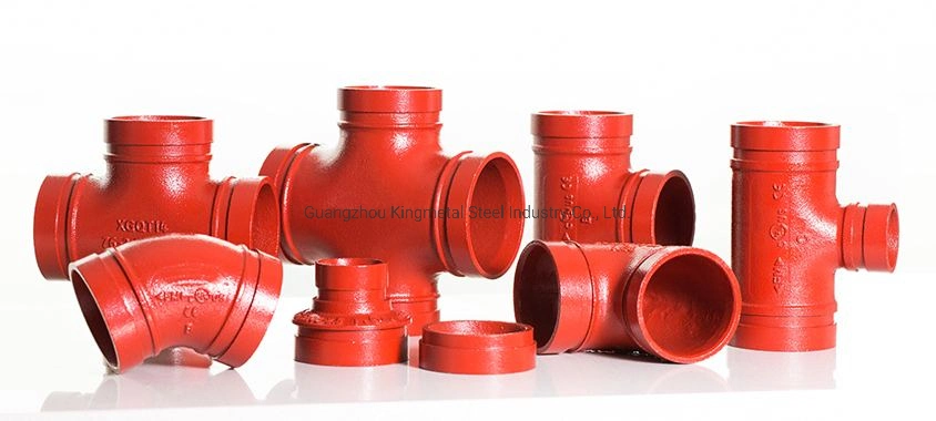 High Quanlity Thread Grooved Reducing Tee Pipe Fitting Fire Protection