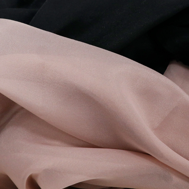 150cm 40GSM High quality/High cost performance  Pure Silk Organza Chiffon Fabric