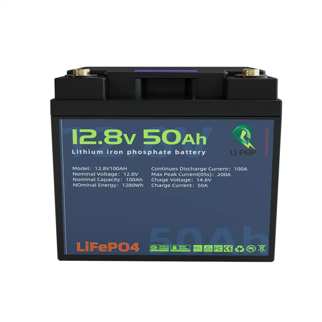 Ion 12 Volt LiFePO4 12 V Gel 50ah Deep High quality/High cost performance  2000 Cycle Times UPS Start Solar Battery