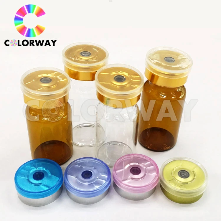 Custom Embossed Debossed Logo Printed Sterile Injection 2ml/5ml/20ml/30ml/50ml/10ml Steriod Brown Amber Clear Frosty Matte Plating Penicillin Ampoule Glass Vial