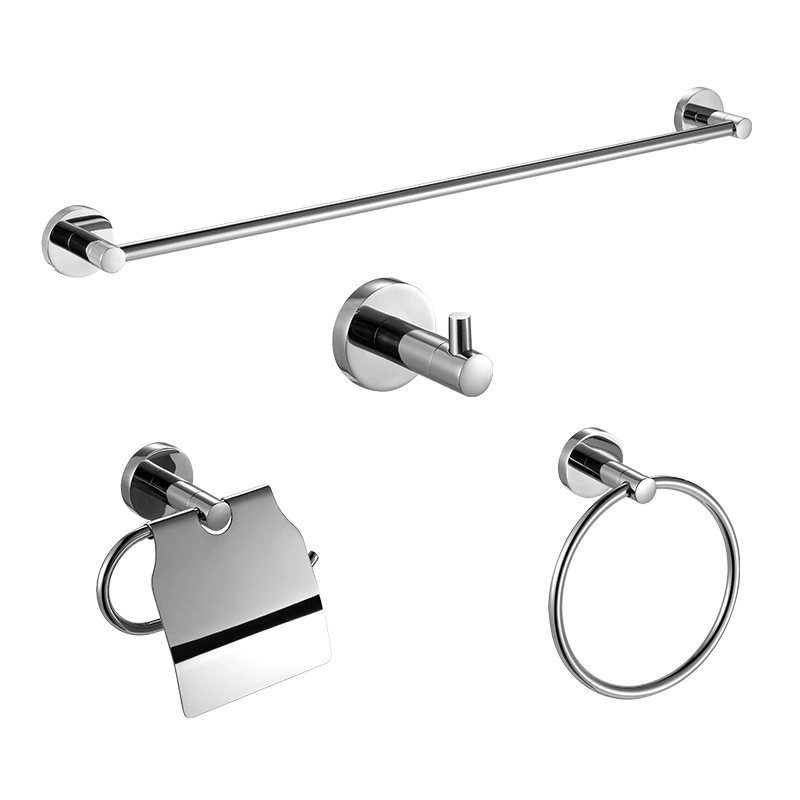 Commercial 304 Stainless Steel Hotel Bathroom Accessories Set