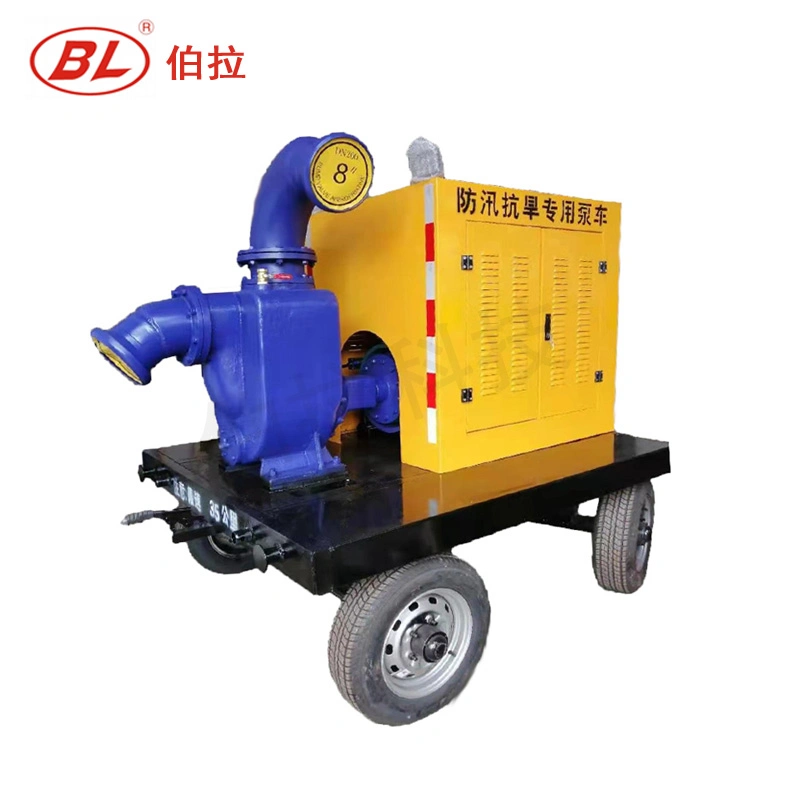 Mobile Big Flow Pumpstation Gute Qualität Wasser Trailer