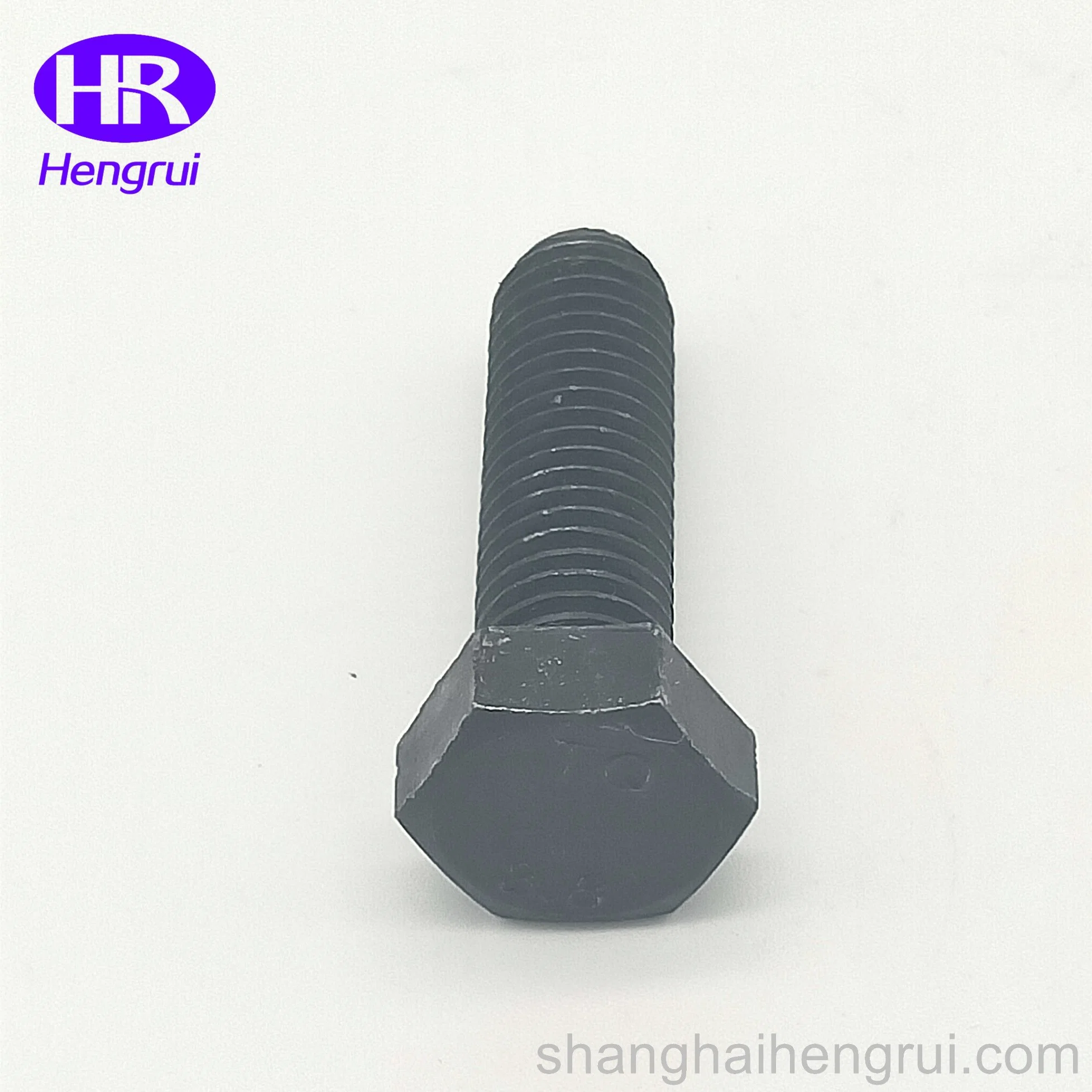 Hex Bolt High Strength OEM/ODM Fastener DIN933/931 Steel Hex Cap Screw with Blue Zinc White Zinc