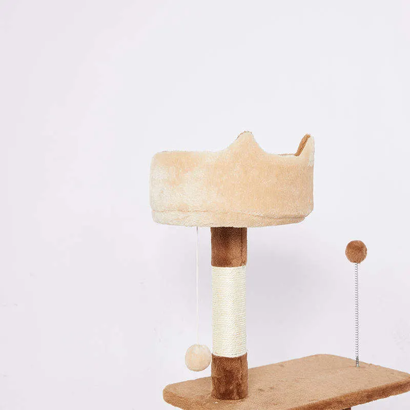 Muebles de estilo madera de la casa de gato Sisal Cat Escalada torre gato Árbol