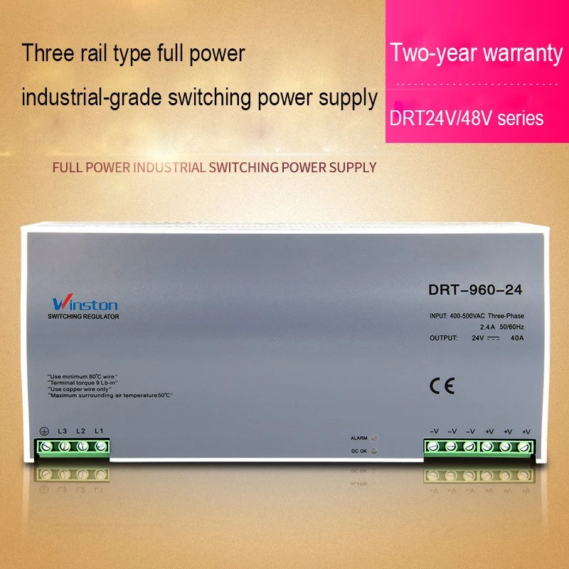 240W Trifásico DIN Alimentação Railpower Industrial Drt-240-48