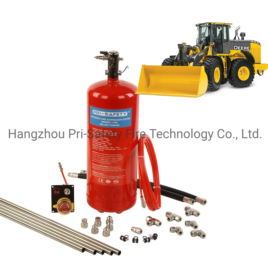 Wheel Loader Fire Protection Fire Extinguishing System