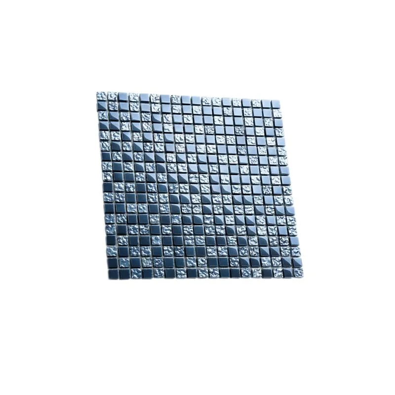 Mosaic Glass Pool New Building Construction 8mm Thickness Iridiscent Crystal Glass Mosaic for Swimming Pool Mosaic