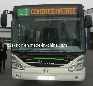 Bus Scrolling LED Display Sign Board for Passenger Information