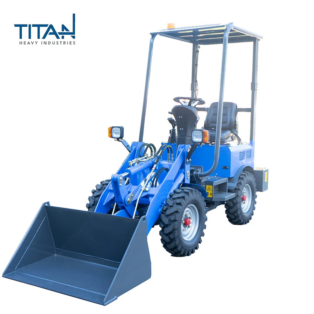 Wheeled Titan Picked in Container front end battery wheel loader with CE