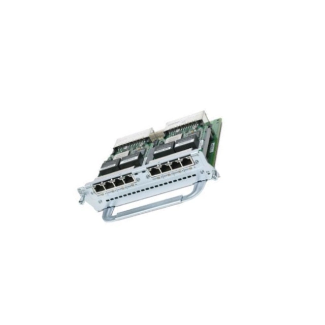 وحدة الشبكة NIM-8CE1T1-PRI من Cisco 8 منافذ صوت صندوق الأمتعة متعدد المرونة/البيانات ذات القنوات وحدة T1/E1