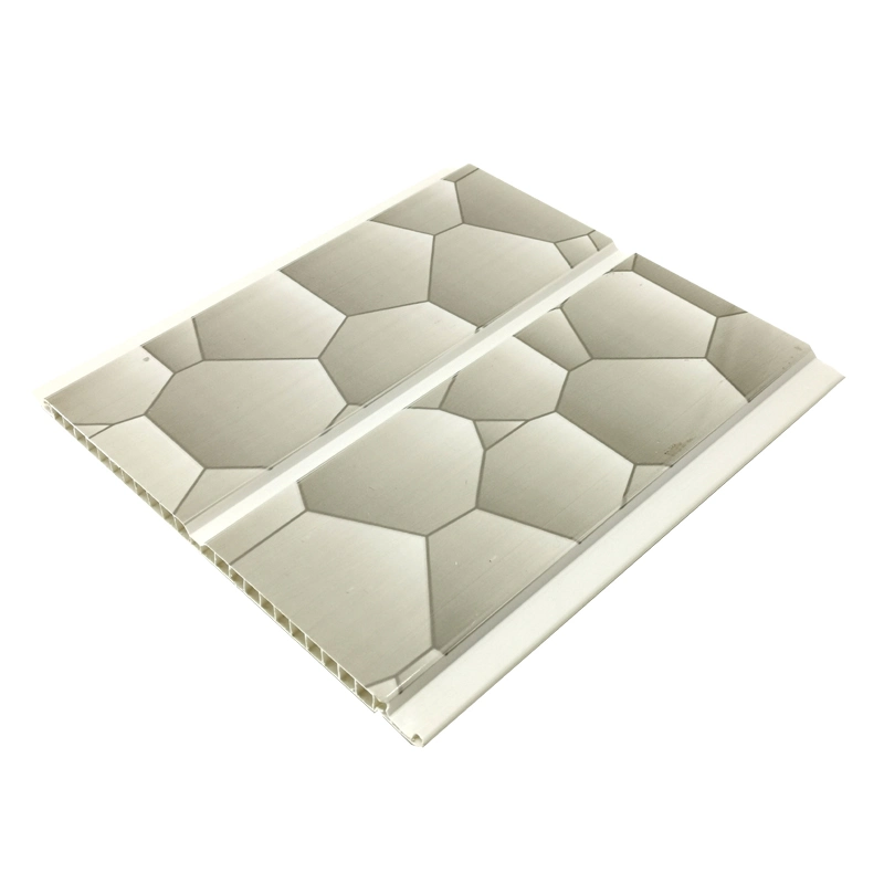 6/7/8mm PVC Hollow Panel De Pared Decorativo Plastic Roof Ceiling Board Groove Designs