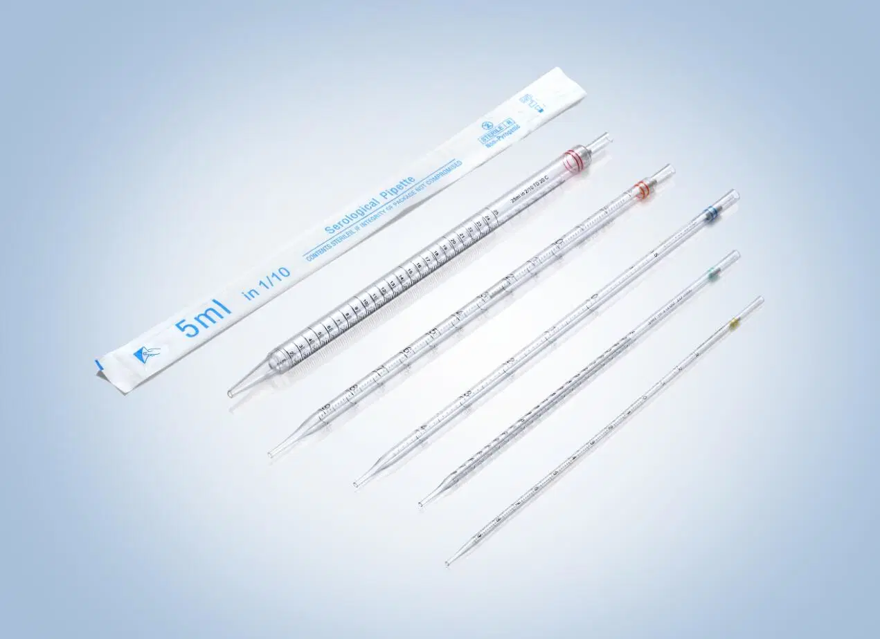 1ml 2ml 5ml 10ml 25ml 50ml Serological Pipettes for Lab Use