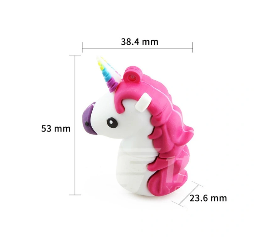 Unicorn Shape Cute Girl USB Gift